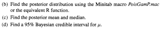 Suppose we start with a Jeffreys’ prior for the Poisson parameter .-3