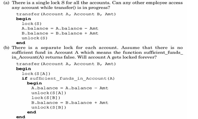 Consider the following variations of the transfer() function considered earlier in this chapter.-1