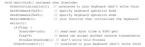 Read the entire question before starting. The objective is to interface a standard IBM PC keyboard...-5