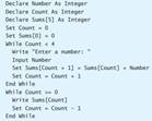 Write a program segment that inputs up to 25 whole numbers (integers) from the user, terminated by...-2