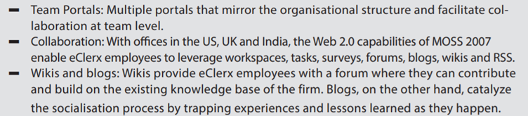 Case KM at eClerx – an Example of Knowledge Process Outsourcing eClerx in India is a specialist...-3