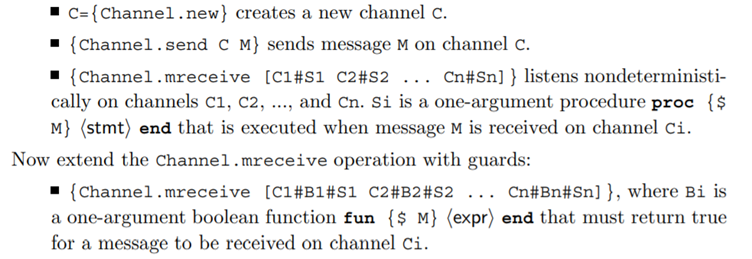 Communicating Sequential Processes (CSP).The CSP language consists of independent threads (called...