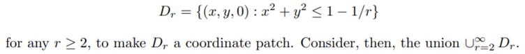 Consider the following open disc (i.e., missing its boundary) lying on the -plane: How does one...-5