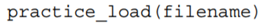 Write a function that loads the data in the given filename (e.g., "names.json") into a list, which...-1