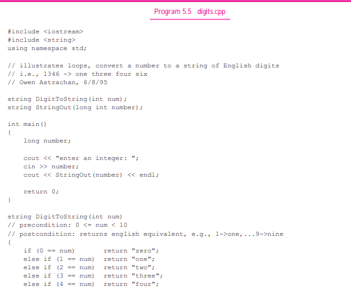 Using the class BigInt make a table of how many times each of the digits 0 ... 9 occurs in huge...-1