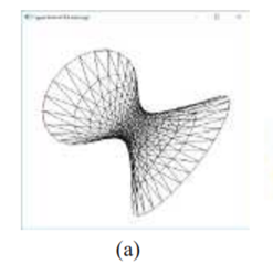 Run hyperboloid1sheet.cpp, which draws a triangular mesh approximation of a single-sheeted...-3