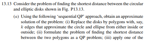 Solve the shortest distance problem in Prob. 13.13 by using Algorithm 14.5.-2