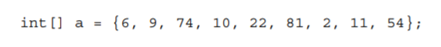 What is the state of the array after the partitioning phase of the Quicksort algorithm, at the top...