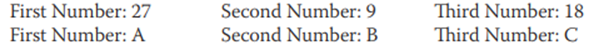 Lana Jones wants an application that will display the average of any three numbers she enters....