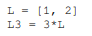 Execute the following statements: 1. What is the content of L3? 2. Try to predict the outcome of the...-1