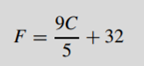 Water freezes at 32? and boils at 212? on the Fahrenheit scale. If C and F are Celsius and...