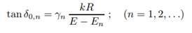 Consider the scattering at a centrally symmetric, d-like potential: The incorporated energies are...-2