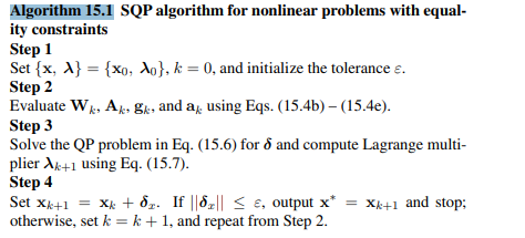 Apply Algorithm 15.1 to the problem-2