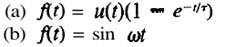 Using the definition of the z-transforms, find F(z) for each of the following functions. where a,...-1