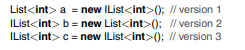 Lists and Interfaces For this question, you should know that the List class implements an interface...-1