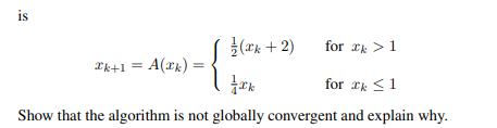 A possible algorithm for the problem-2