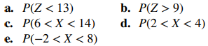 Assume that X is normally distributed with a mean of 10 and a standard deviation of 2. Determine the...