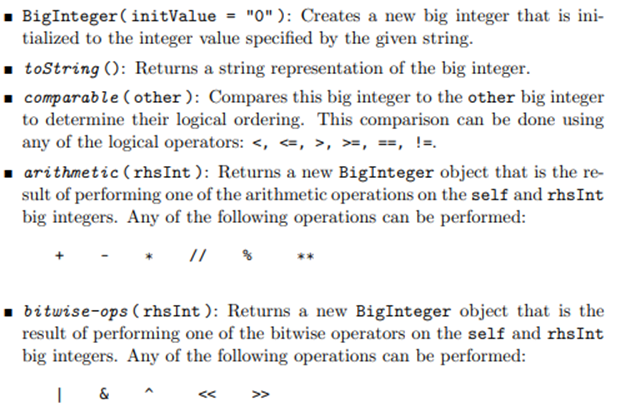 Integer values are implemented and manipulated at the hardware-level, allowing for fast operations....-1