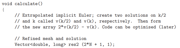 (Second-order Accuracy) The implicit Euler BTCS scheme (16.3) is first-order accurate in time. It is...-1