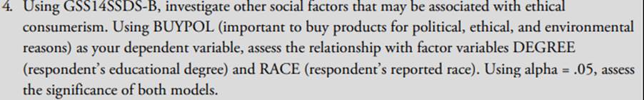 Repeat Exercise 4, separating results by SEX. Does the relationship change when including SEX as a...