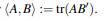 For column vectors x and y, we defined their inner product by This suggests that for r×n matrices A...-3