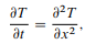 What kind of temperature problem can be described by the PDE with boundary conditions T 0 , and...-1