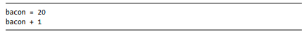 What does the variable bacon contain after the following code runs? What should the following two...-1