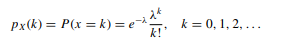 A random variable X is called a Poisson r.v. with parameter ? > 0 if its pmf is given by Find the...