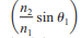 Refraction When a ray of light passes from a region with an index of refraction n1 into a region...-4