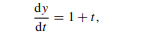 Test the class FowardEulerSolver using the initial value ordinary equation for the time interval 0 2...