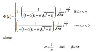 In Chapter 5 we learned that the standard Gaussian CDF can be approximated by Compare the behavior...-1