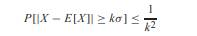 For an arbitrary random variable X, use the Chebyshev inequality to show that the probability that X...