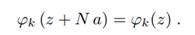 Consider the one-dimensional motion of a particle of mass m in a periodic potential V (z). Let the...-1