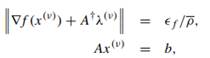 Let f : Rn ? R be convex, A ? Rm×n, and b ? Rm. Consider the algorithm described in Section 13.3.2.3...-1