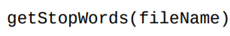 Stop words are common words that are often ignored when a text is analyzed. (a) Write a function...-1