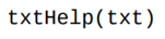 Write a function that returns an expanded version of the string txt, which may contain texting...