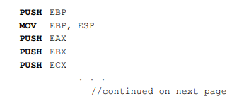 Determine the result of each instruction for the following program segment:-1