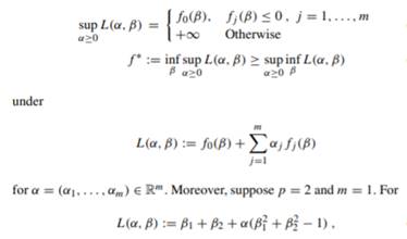 We extend the support vector machine problem to finding (ß0,ß) ? R × Rp and i = 0, i = 1,...,N, that...-3