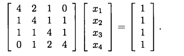 Extend Algorithm 2.6 to a pentadiagonal matrix, that is, one with five non-zero diagonals. Write a...-1