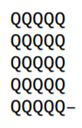 Write a function that prints a square with the given width using the string letter. For example,...-2