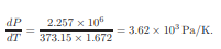 Use the result (7.84) to estimate the boiling temperature of water at the height of the highest...