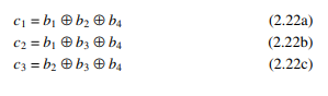 An error-correcting circuit for a Hamming (7, 4) SECSED is given in Fig. 2.7. How would you generate...-1