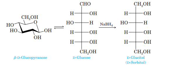 Reduction to Alditols (Section 20.3B) Reduction of the carbonyl group of an aldose or ketose to a...