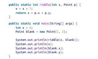 The point of this exercise is to make sure you understand the mechanism for passing objects as...