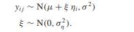 Gelman (2006) suggested to reformulate the Gaussian hierarchical model as In WinBUGS program...