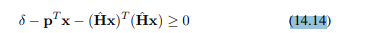 (a) Prove that the inequality in Eq. (14.14) holds if and only if matrix G(d, x) in Eq. (14.15) is...-2