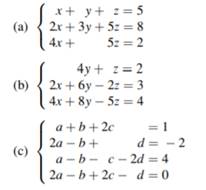 In a system of n 3 simultaneous equations, would we get the final solution by multiplying any...-1