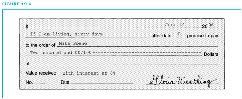 Study the check in Figure 19.5 and then answer the following questions: a. Who is the drawer? The...