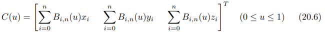 Find equations for rational B´ezier surfaces in analogous to Equations (20.6)-(20.11) for rational...-2