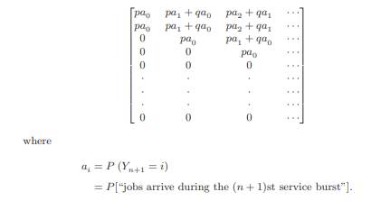 Consider a modification of the M/G/1 queue with FCFS scheduling so that after the completion of a...-4